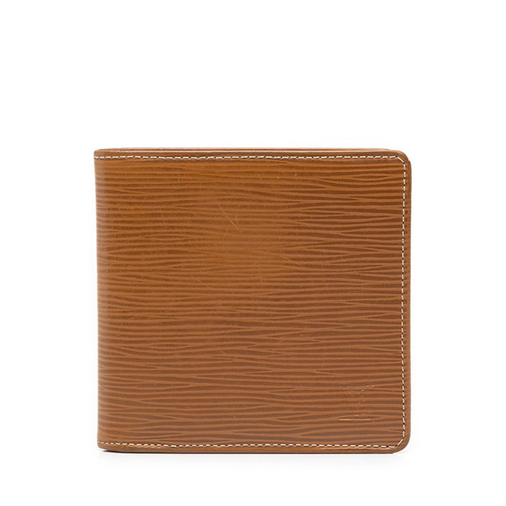 Louis Vuitton Epi Portefeuille Cartes Credit Monnaie Bi-fold Wallet M63543 Br...